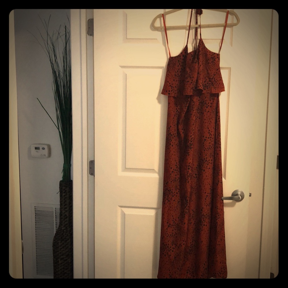 Beautiful summer Maxi dress. Silk like fabric